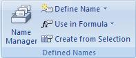 Excel Name Manager